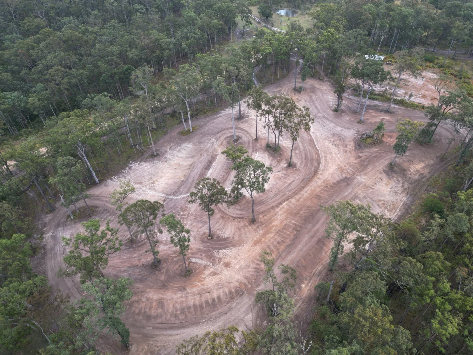Aerial motocross track