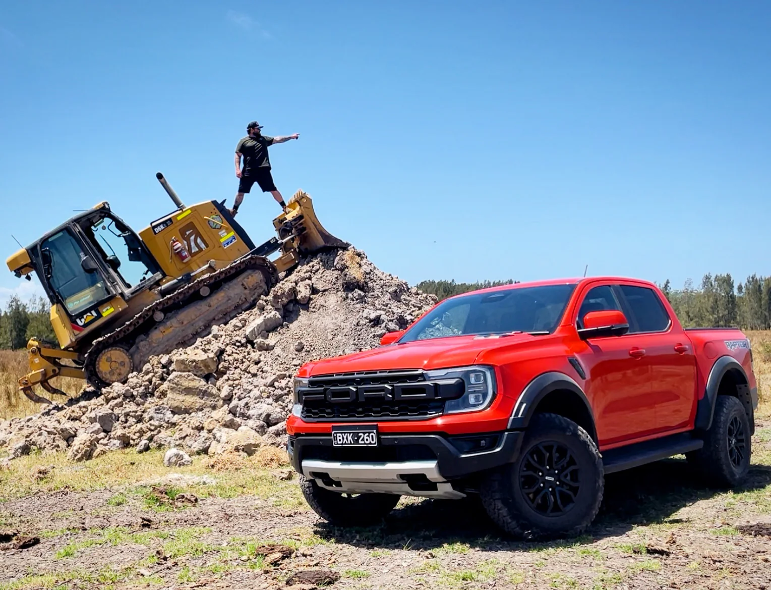 Off-road vehicle test track construction